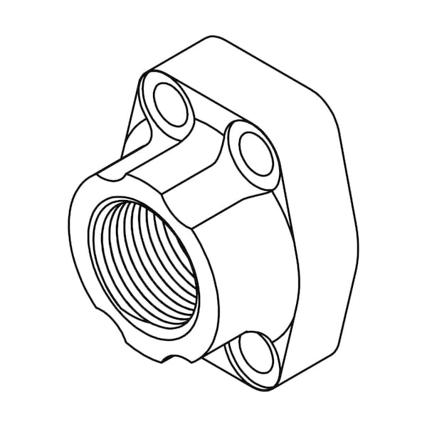 Tompkins Hydraulic FittingFlange32FP32FL C61 FLANGE PAD W433232 Zoro